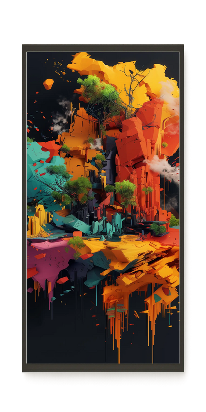 Imagined Terrain Canvas Print