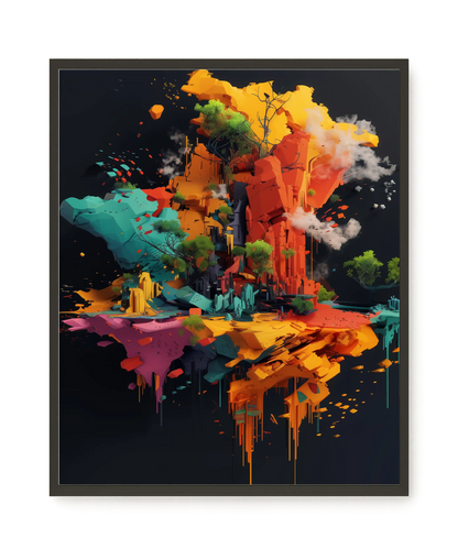 Imagined Terrain Canvas Print