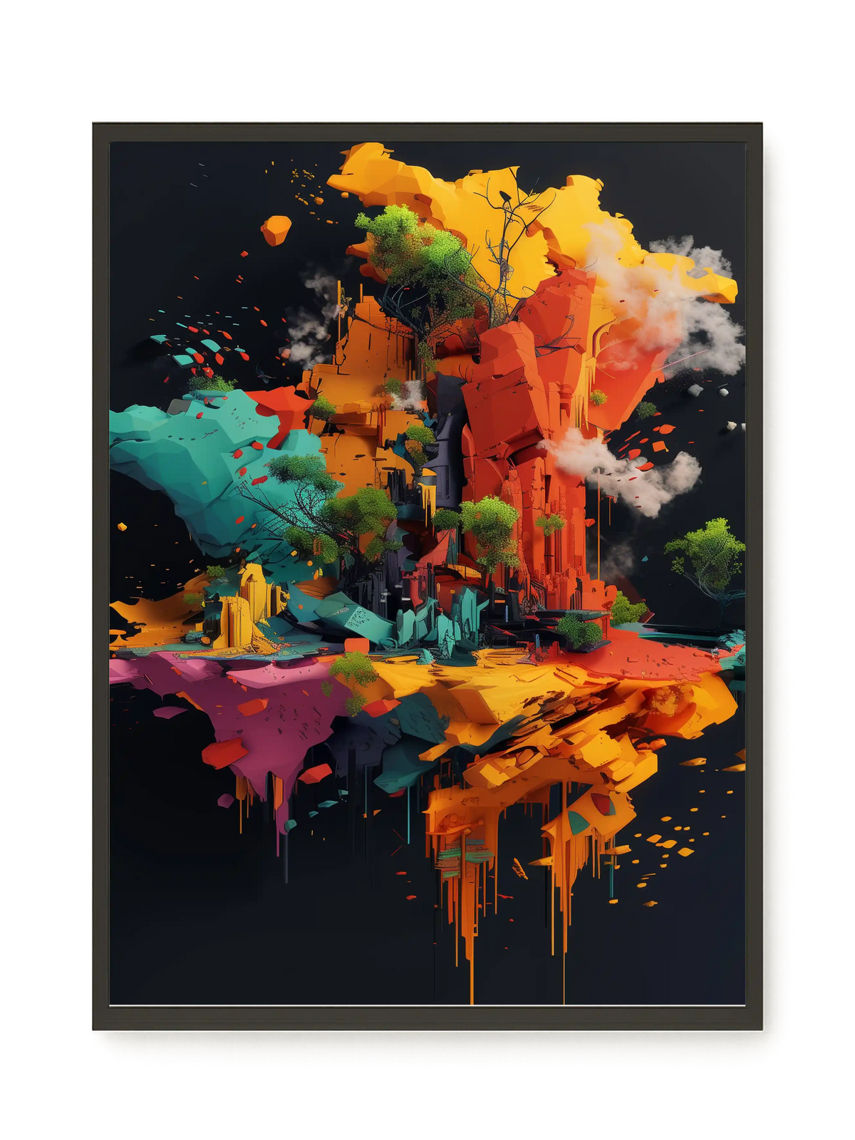 Imagined Terrain Canvas Print