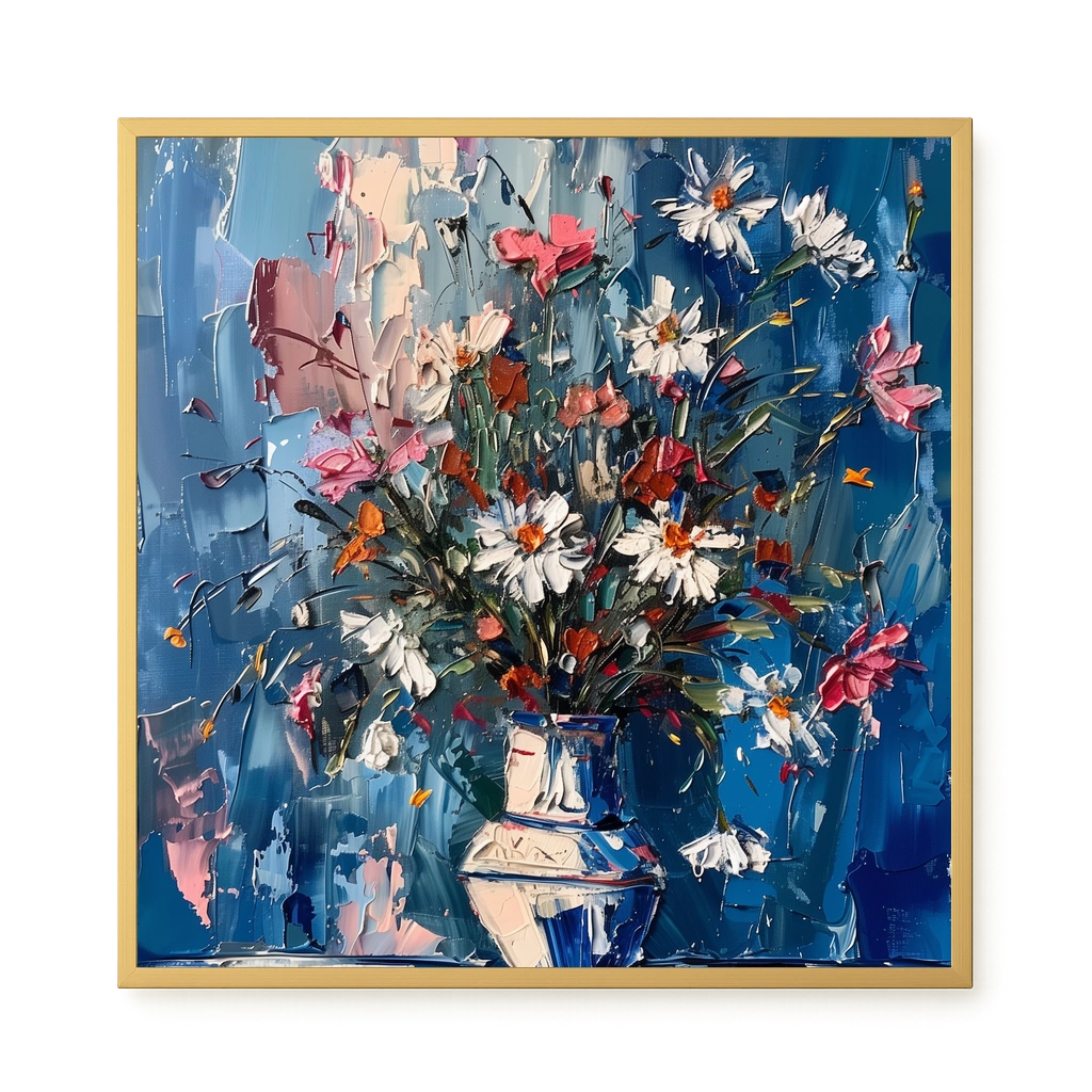 Floral Burst Canvas Wall Art