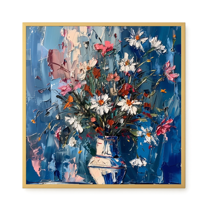 Floral Burst Canvas Wall Art