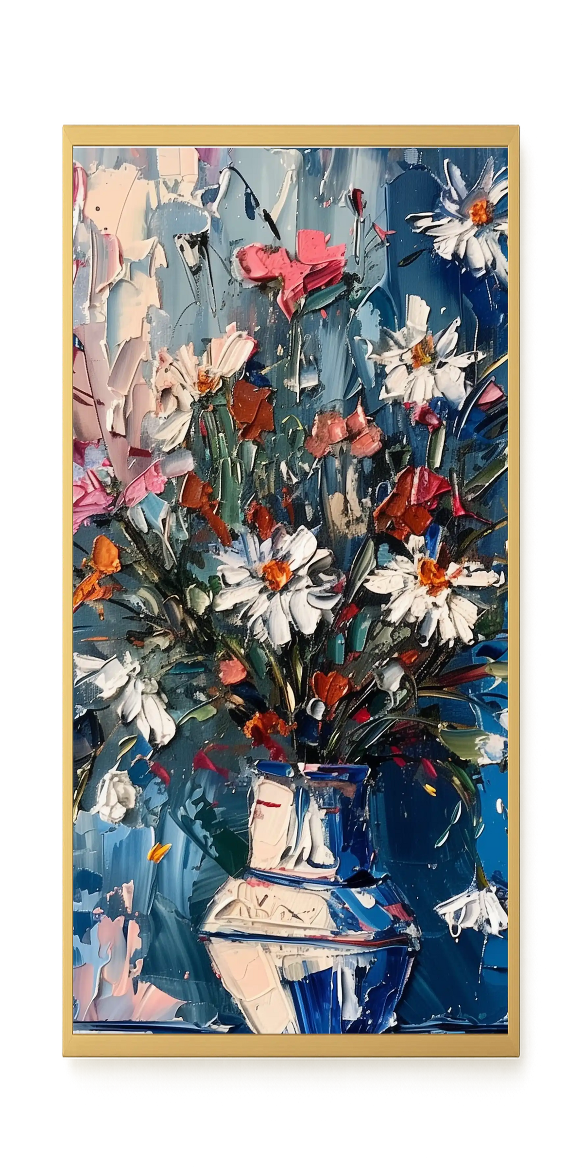 Floral Burst Canvas Wall Art