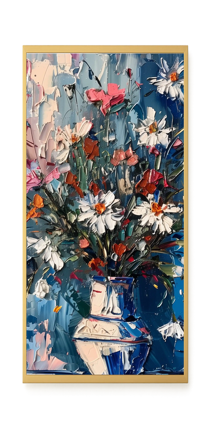 Floral Burst Canvas Wall Art