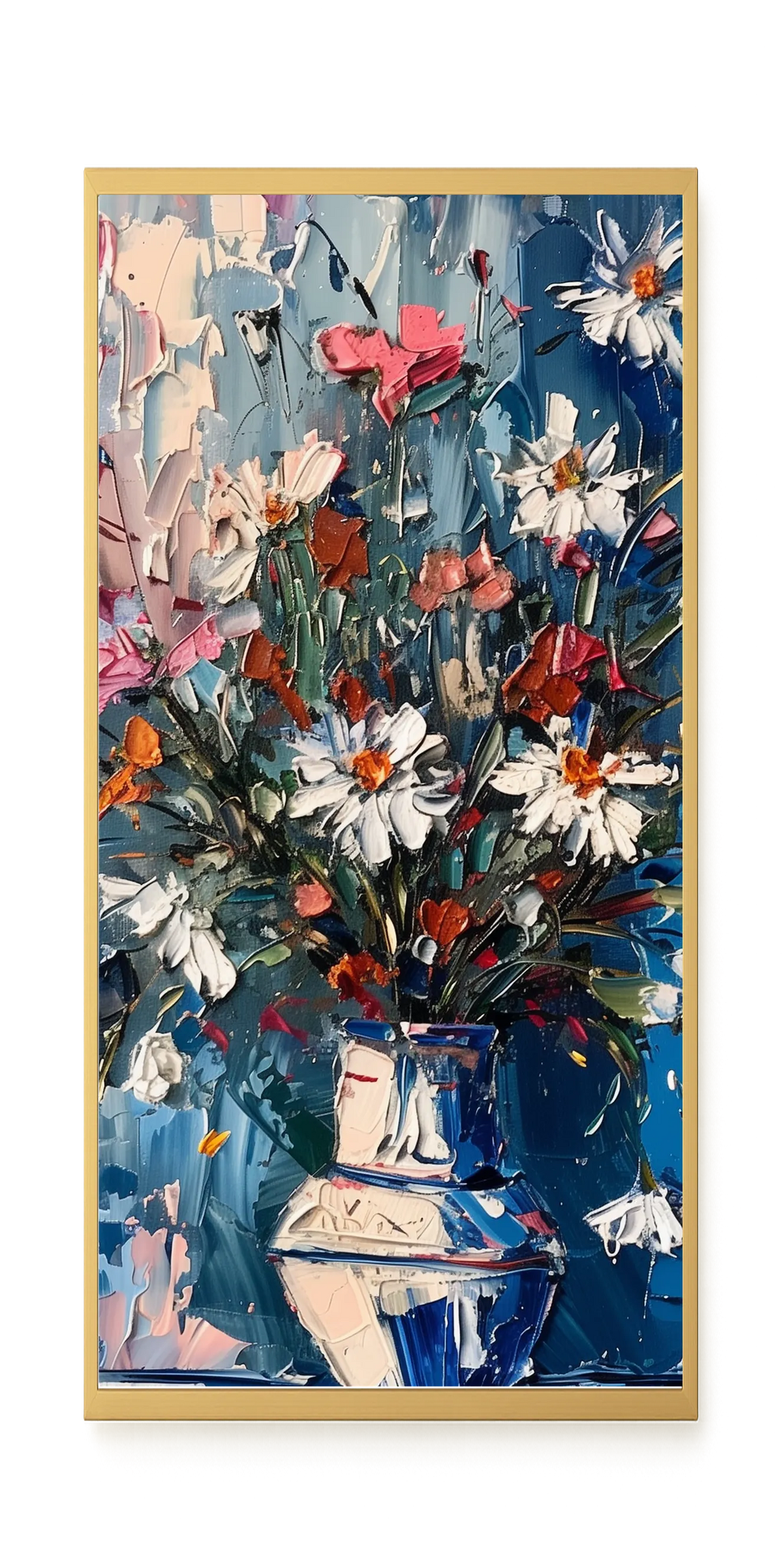 Floral Burst Canvas Wall Art