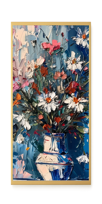Floral Burst Canvas Wall Art