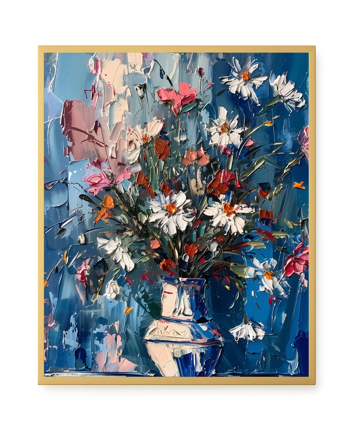 Floral Burst Canvas Wall Art