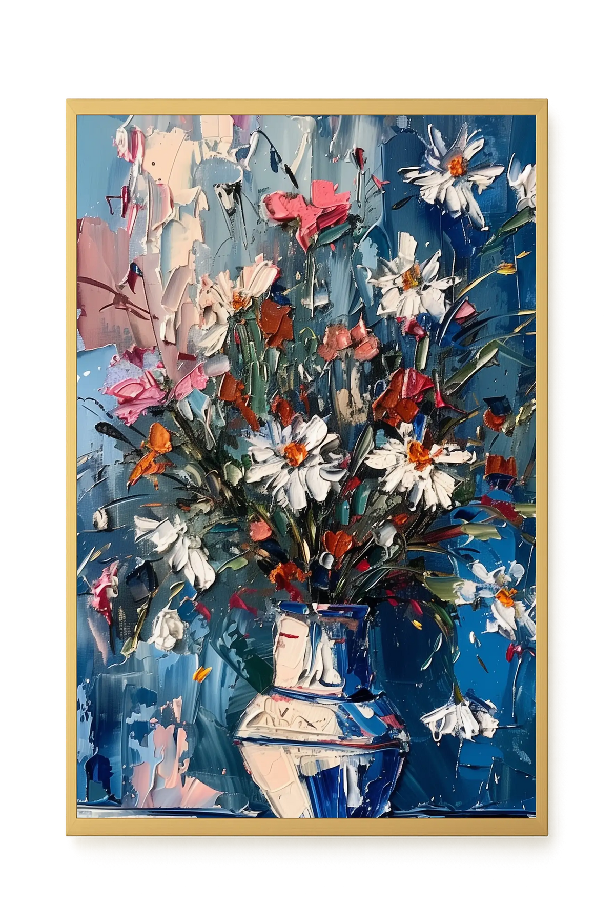 Floral Burst Canvas Wall Art