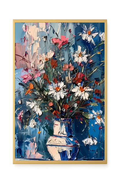 Floral Burst Canvas Wall Art