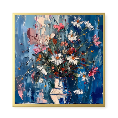 Floral Burst Canvas Wall Art