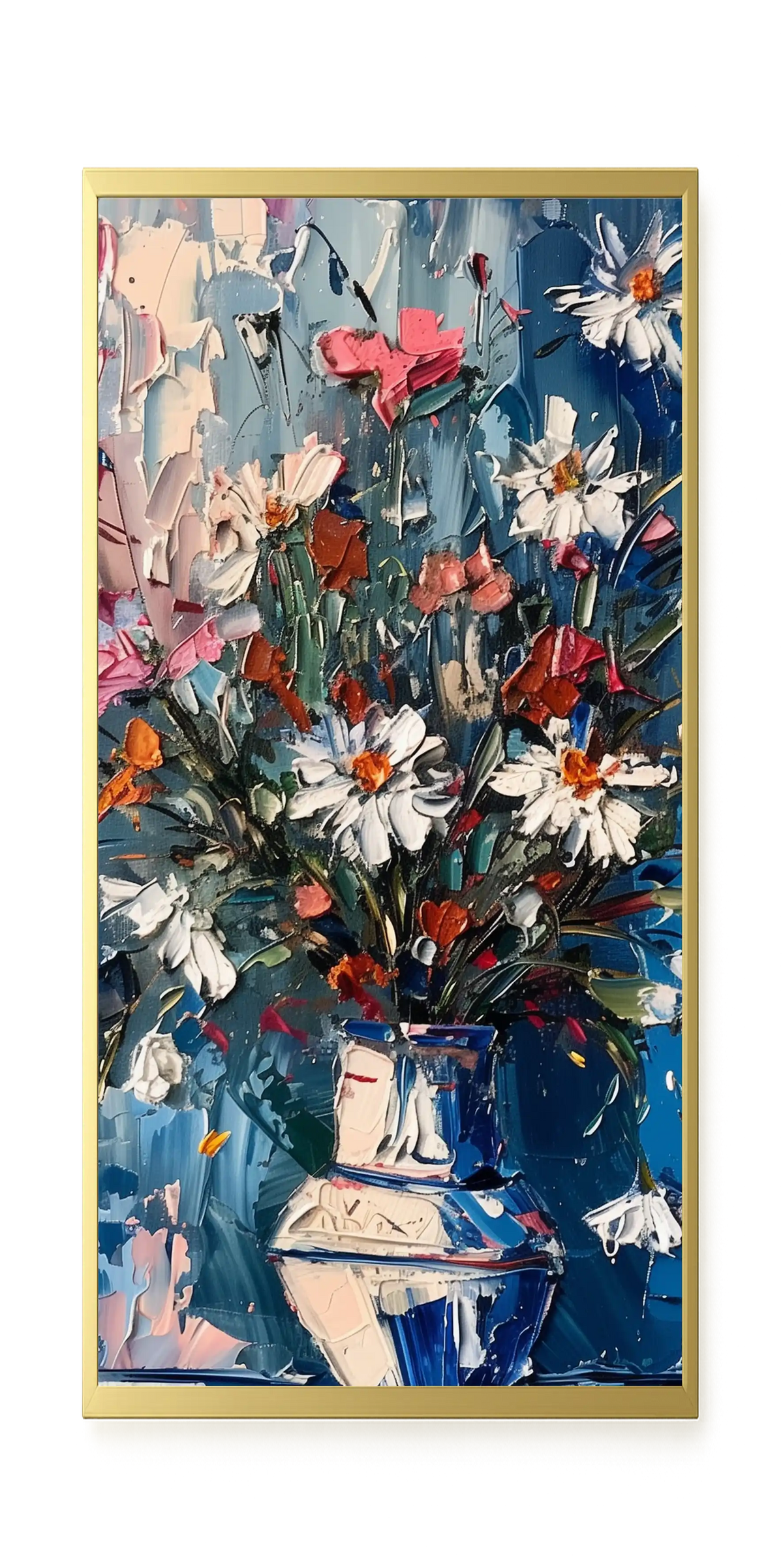 Floral Burst Canvas Wall Art