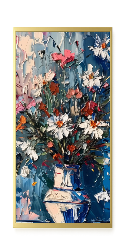 Floral Burst Canvas Wall Art