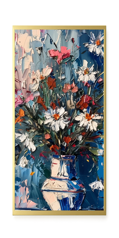 Floral Burst Canvas Wall Art