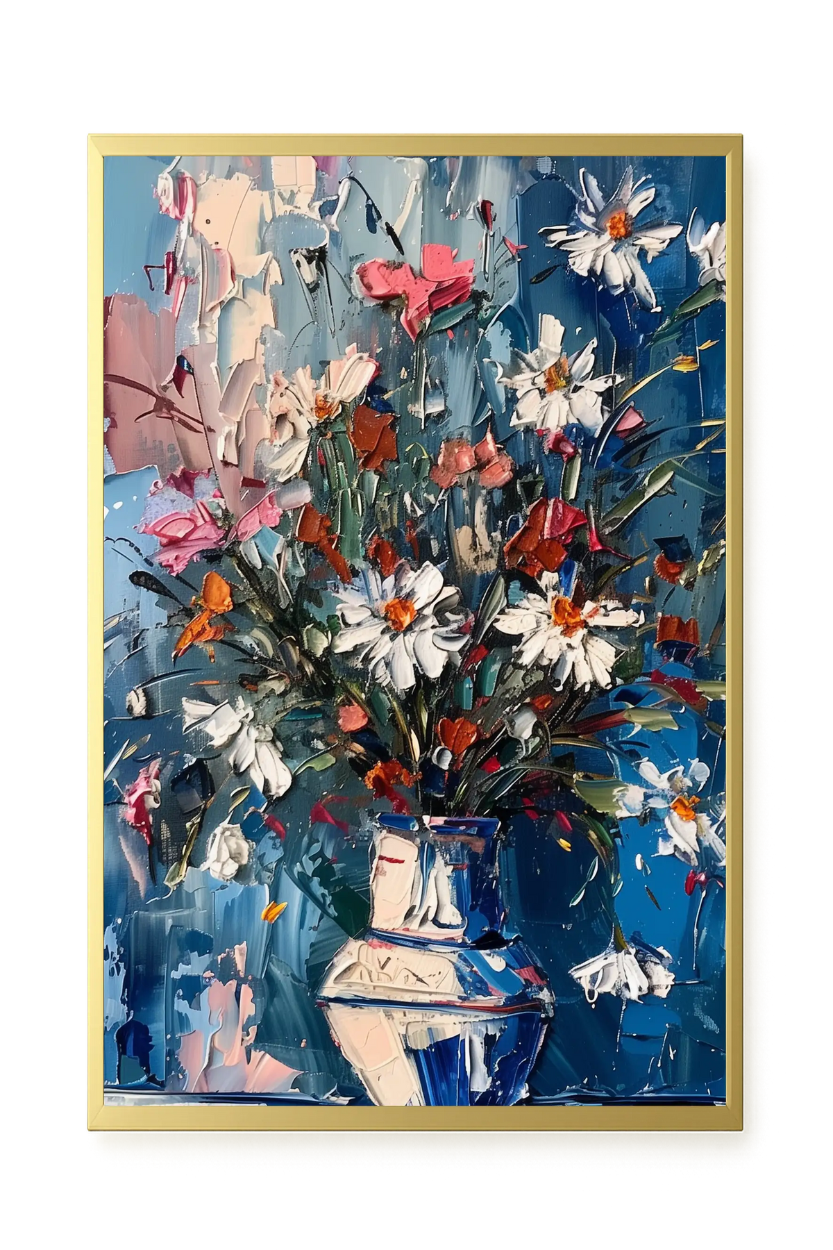 Floral Burst Canvas Wall Art