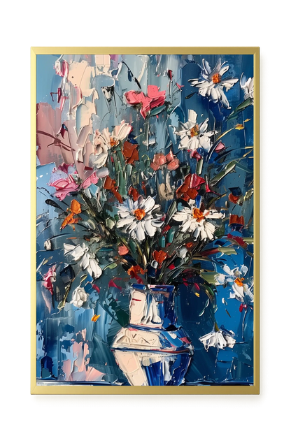 Floral Burst Canvas Wall Art