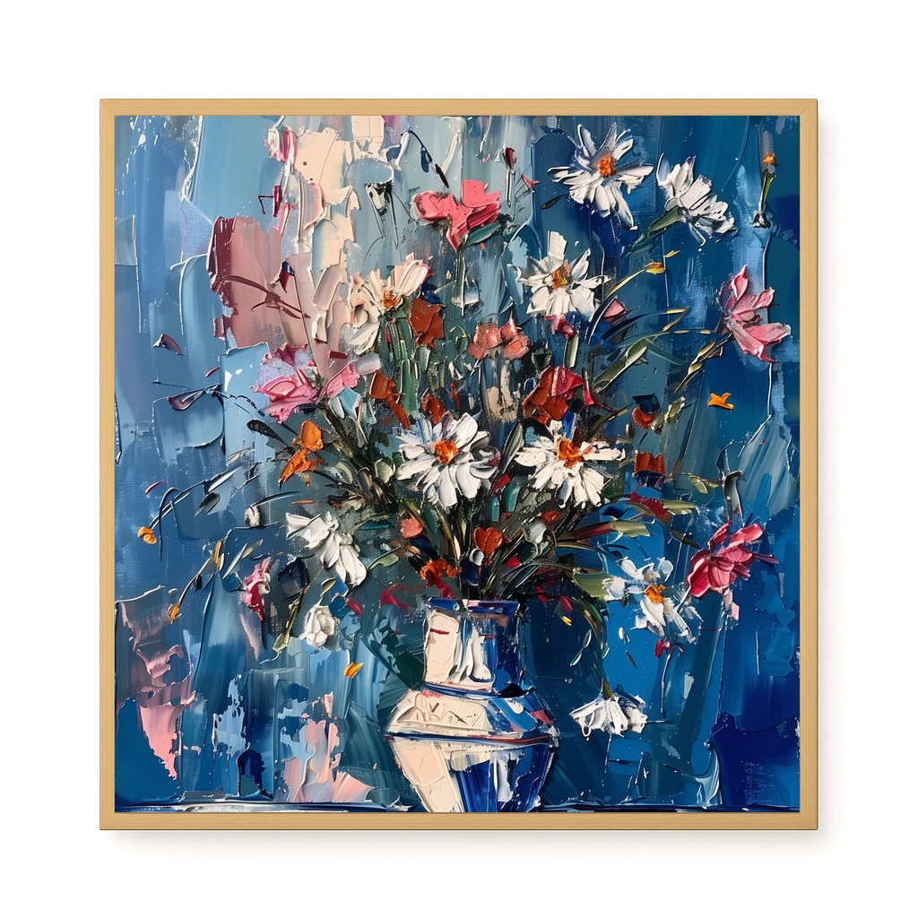 Floral Burst Canvas Wall Art