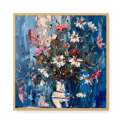 Floral Burst Canvas Wall Art