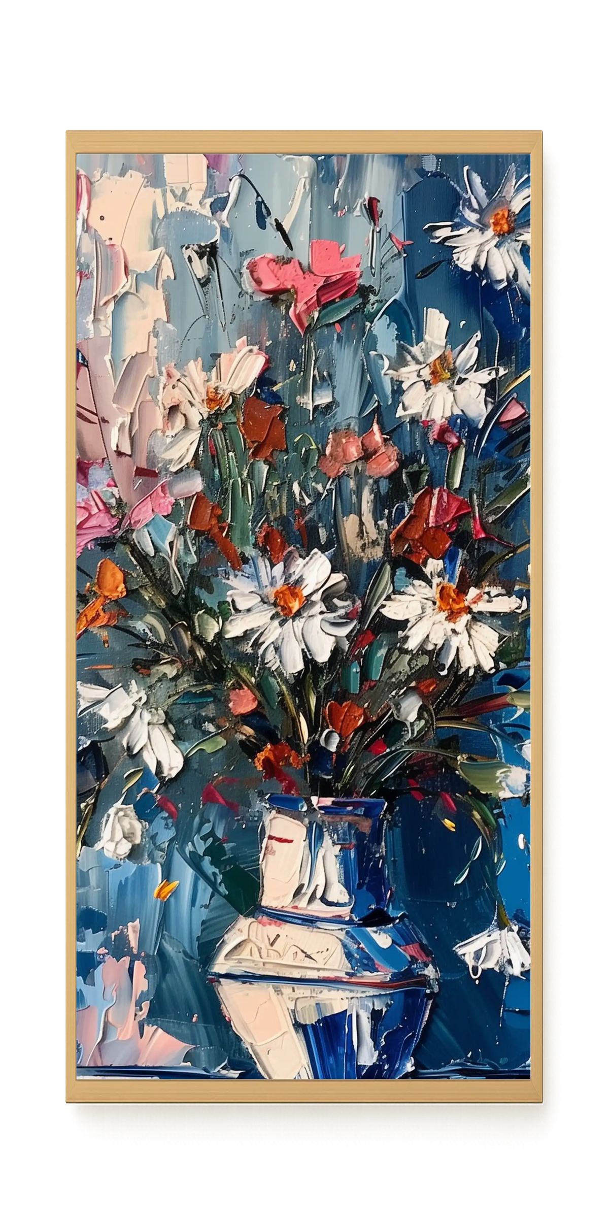 Floral Burst Canvas Wall Art