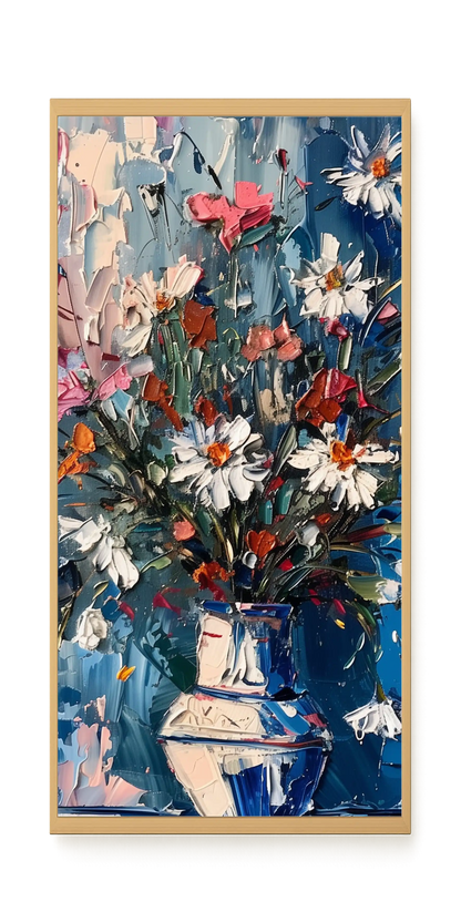 Floral Burst Canvas Wall Art