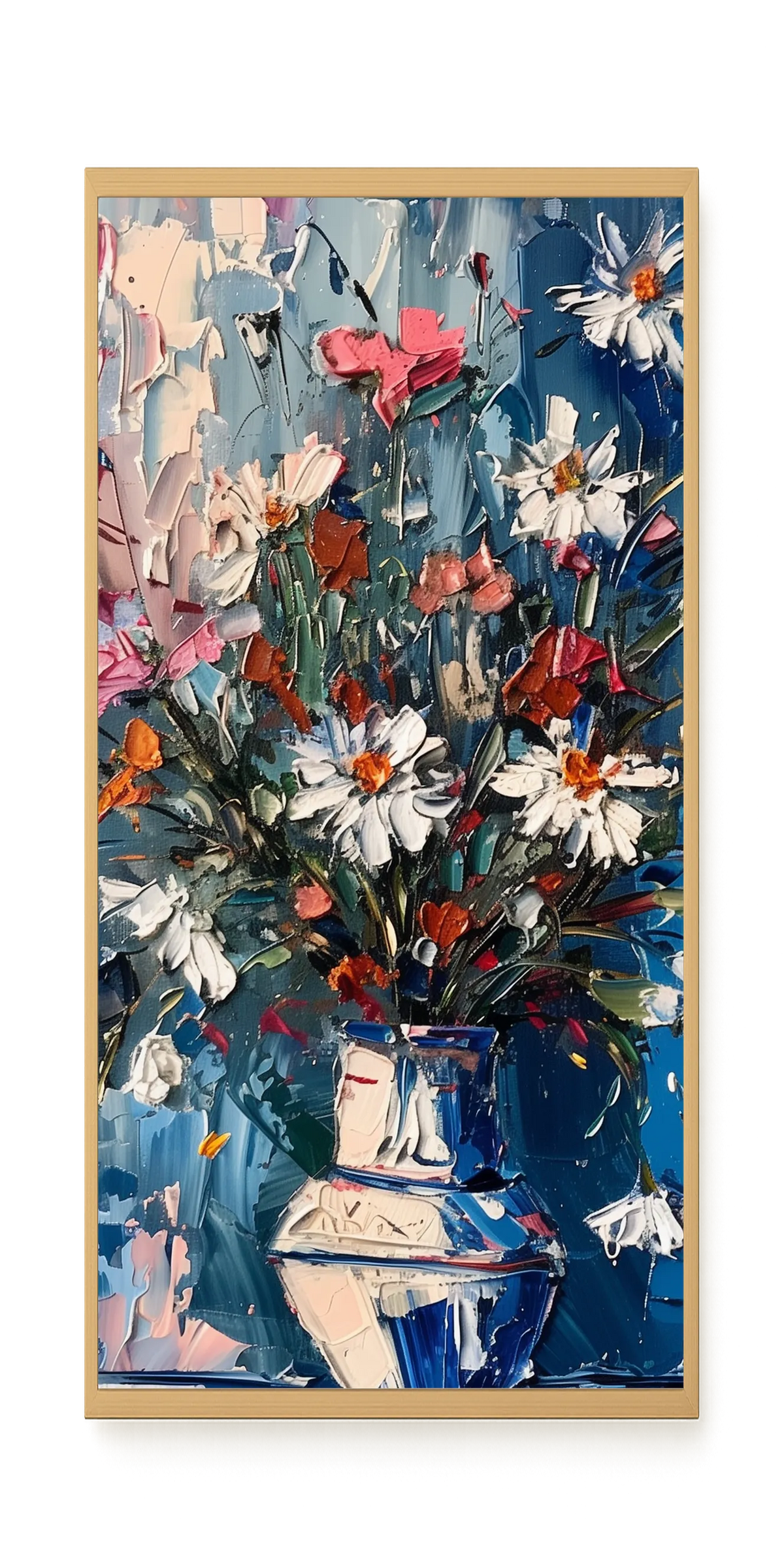 Floral Burst Canvas Wall Art
