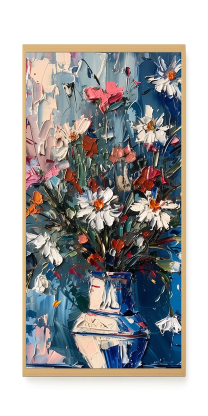 Floral Burst Canvas Wall Art
