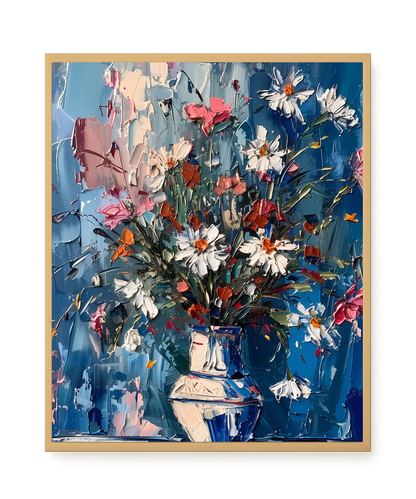 Floral Burst Canvas Wall Art