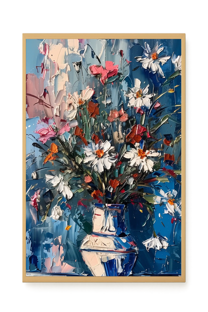 Floral Burst Canvas Wall Art