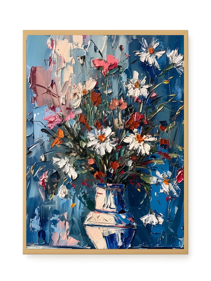 Floral Burst Canvas Wall Art