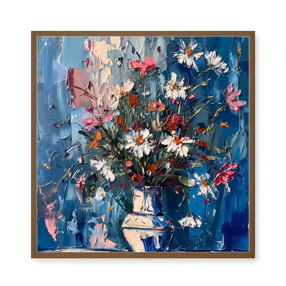 Floral Burst Canvas Wall Art