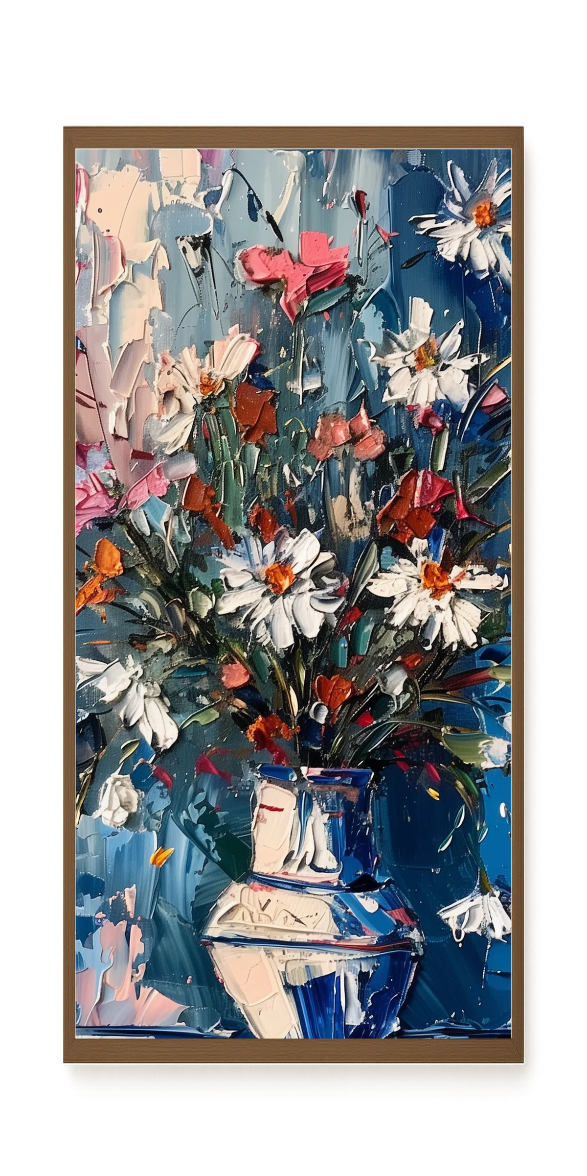 Floral Burst Canvas Wall Art