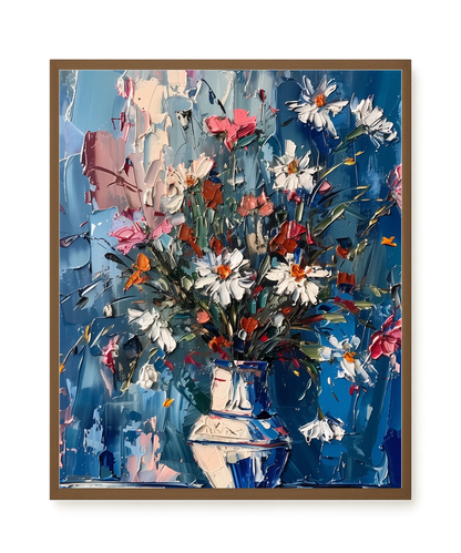 Floral Burst Canvas Wall Art