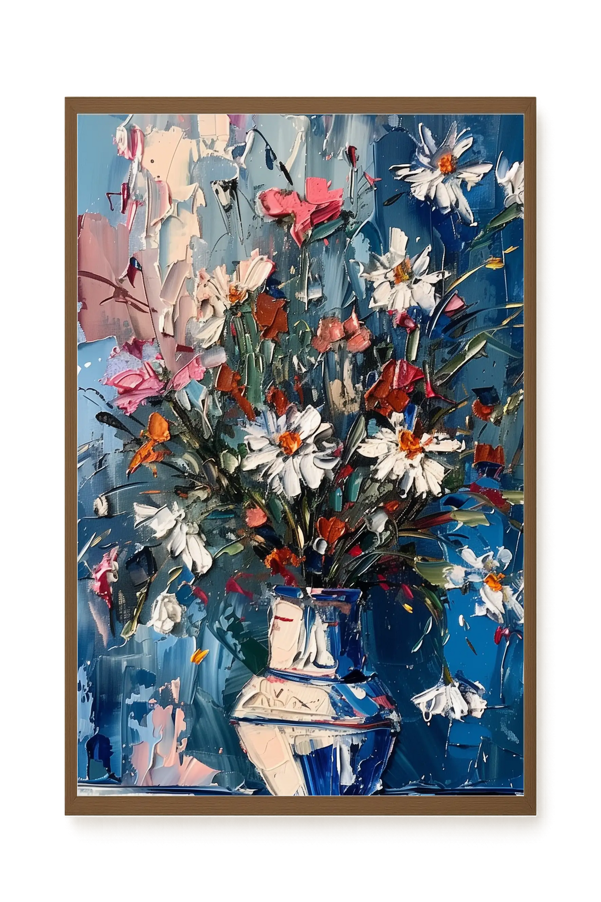 Floral Burst Canvas Wall Art