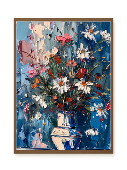 Floral Burst Canvas Wall Art