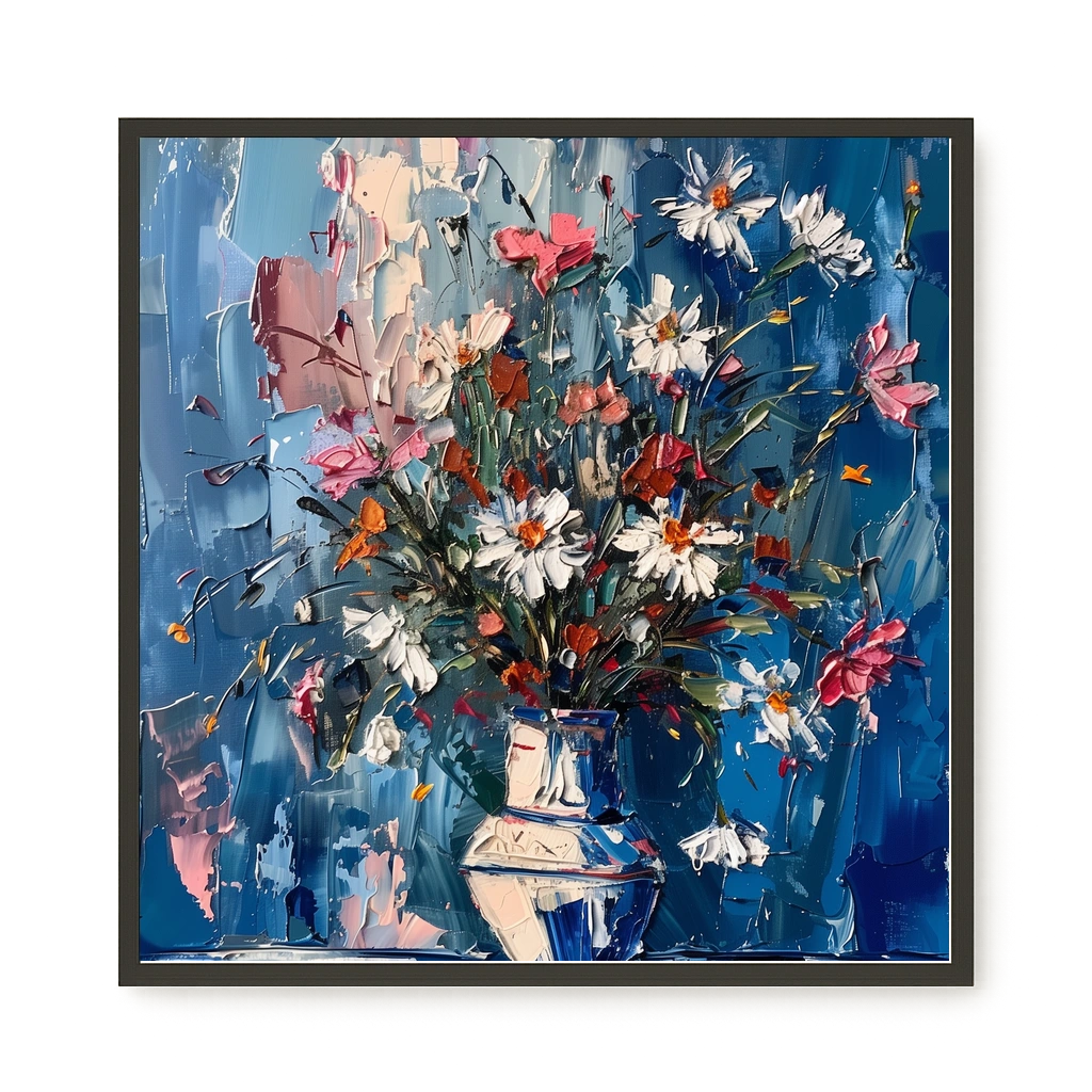 Floral Burst Canvas Wall Art