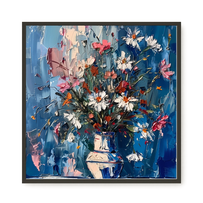 Floral Burst Canvas Wall Art
