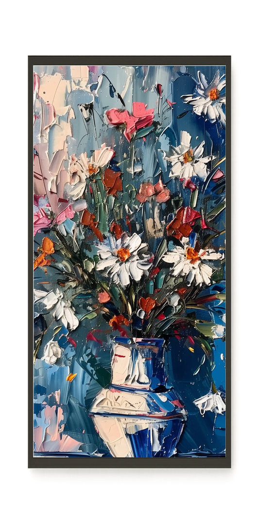 Floral Burst Canvas Wall Art
