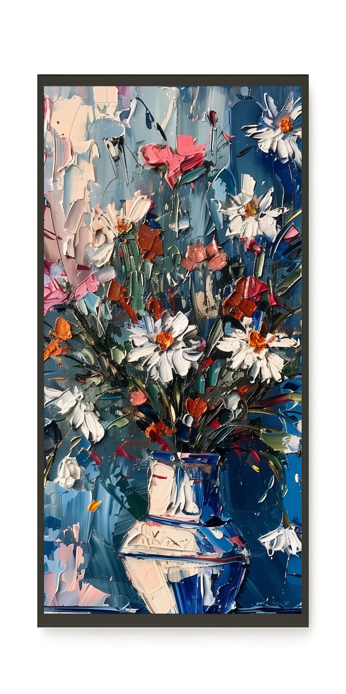 Floral Burst Canvas Wall Art
