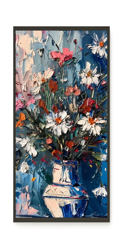 Floral Burst Canvas Wall Art