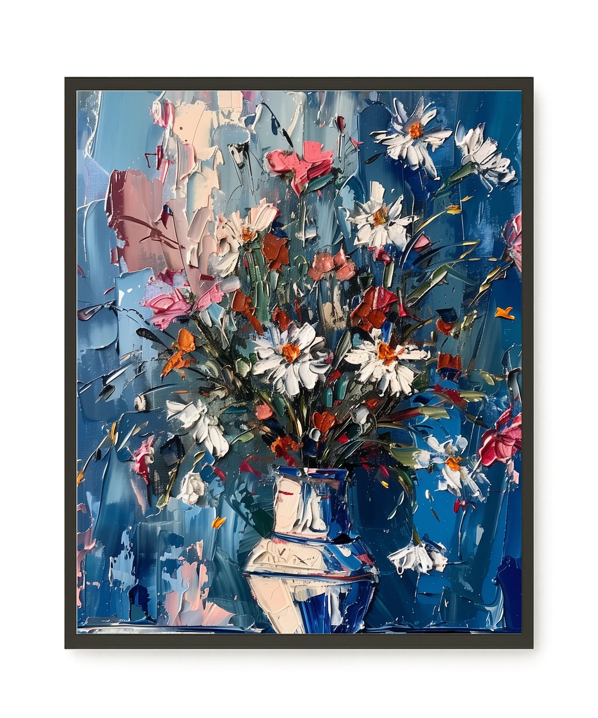 Floral Burst Canvas Wall Art