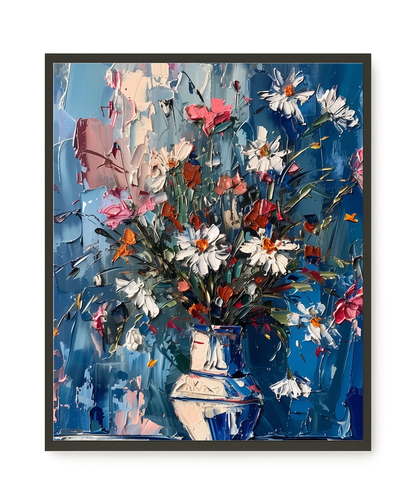 Floral Burst Canvas Wall Art