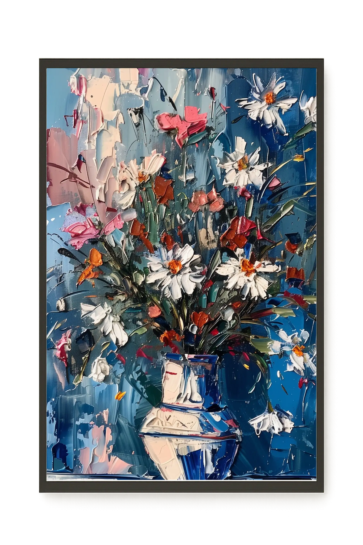 Floral Burst Canvas Wall Art