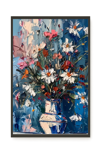 Floral Burst Canvas Wall Art
