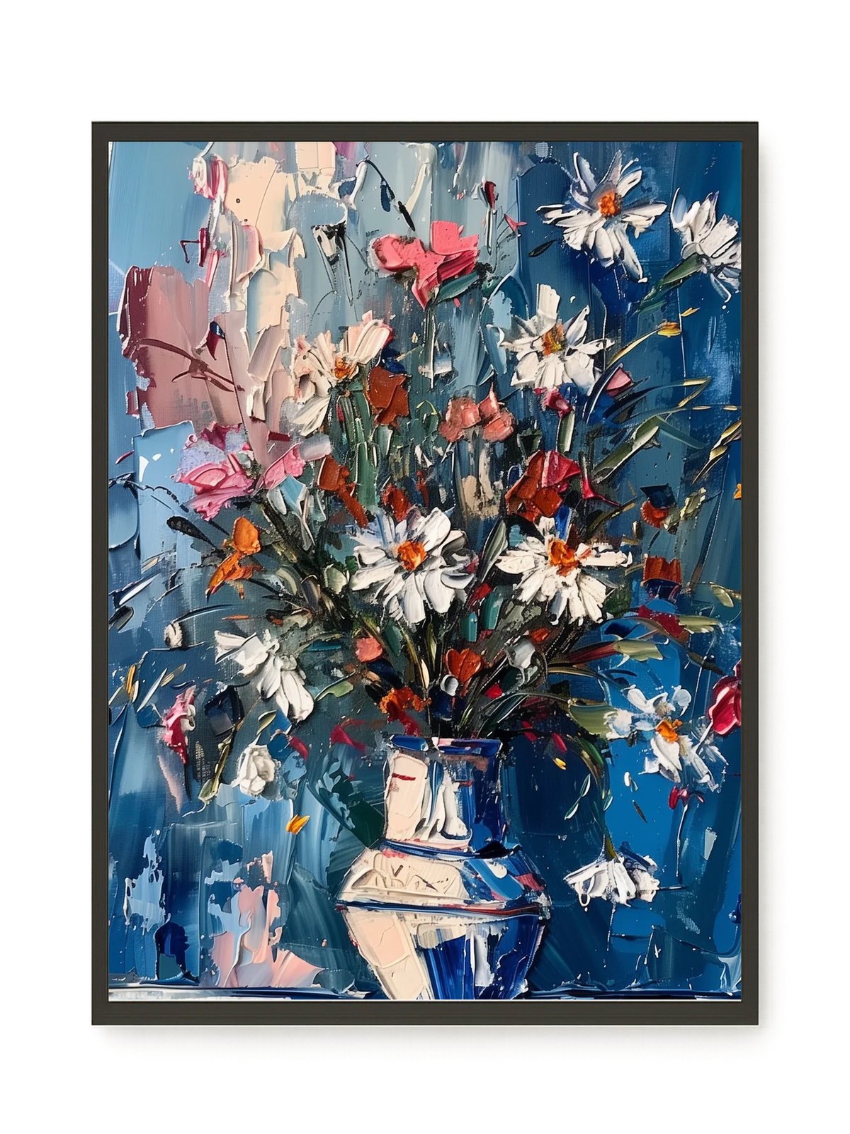 Floral Burst Canvas Wall Art