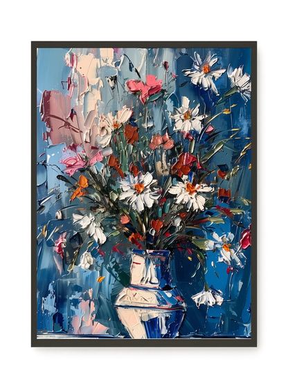 Floral Burst Canvas Wall Art