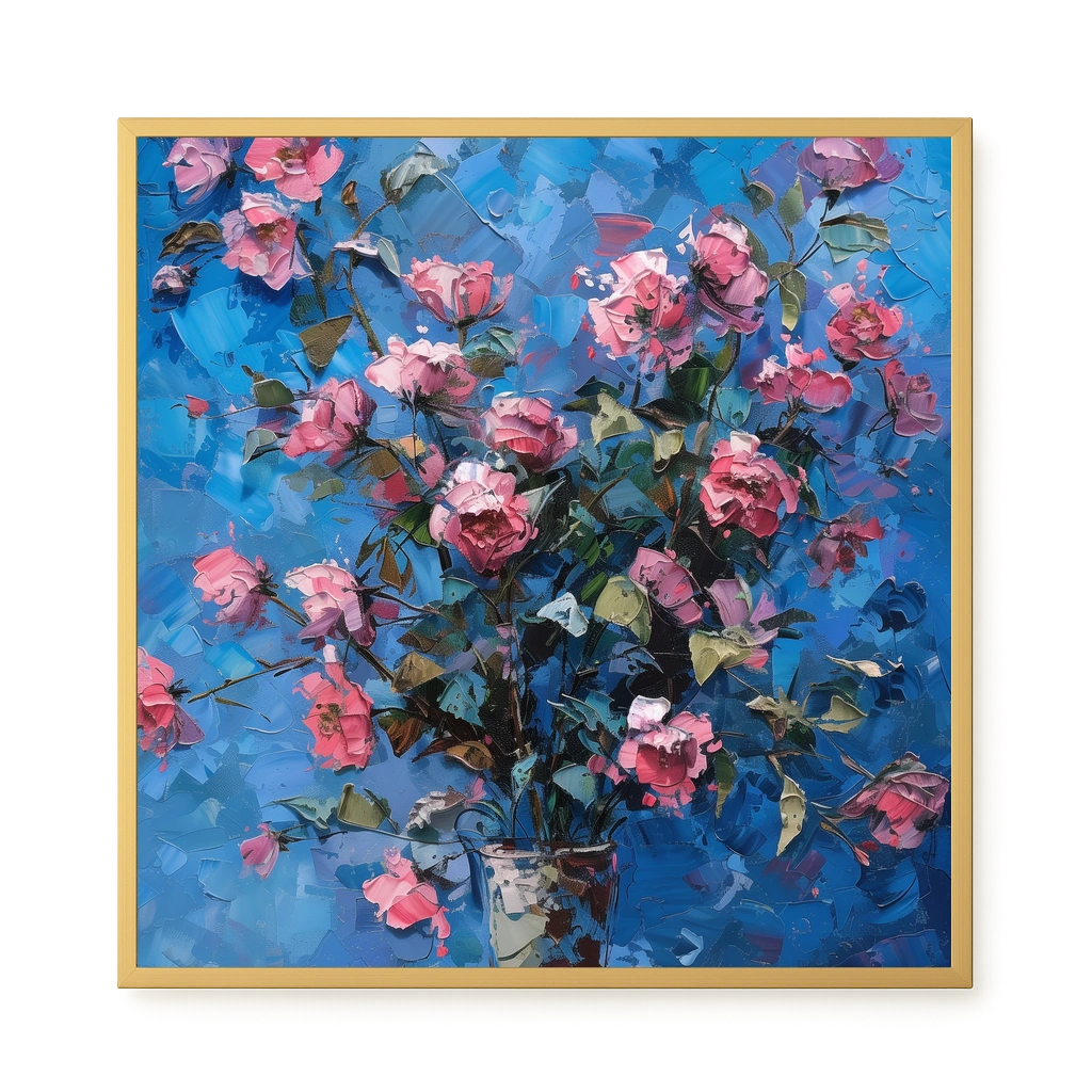 Blue Bloom Canvas Print