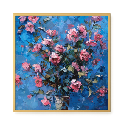 Blue Bloom Canvas Print
