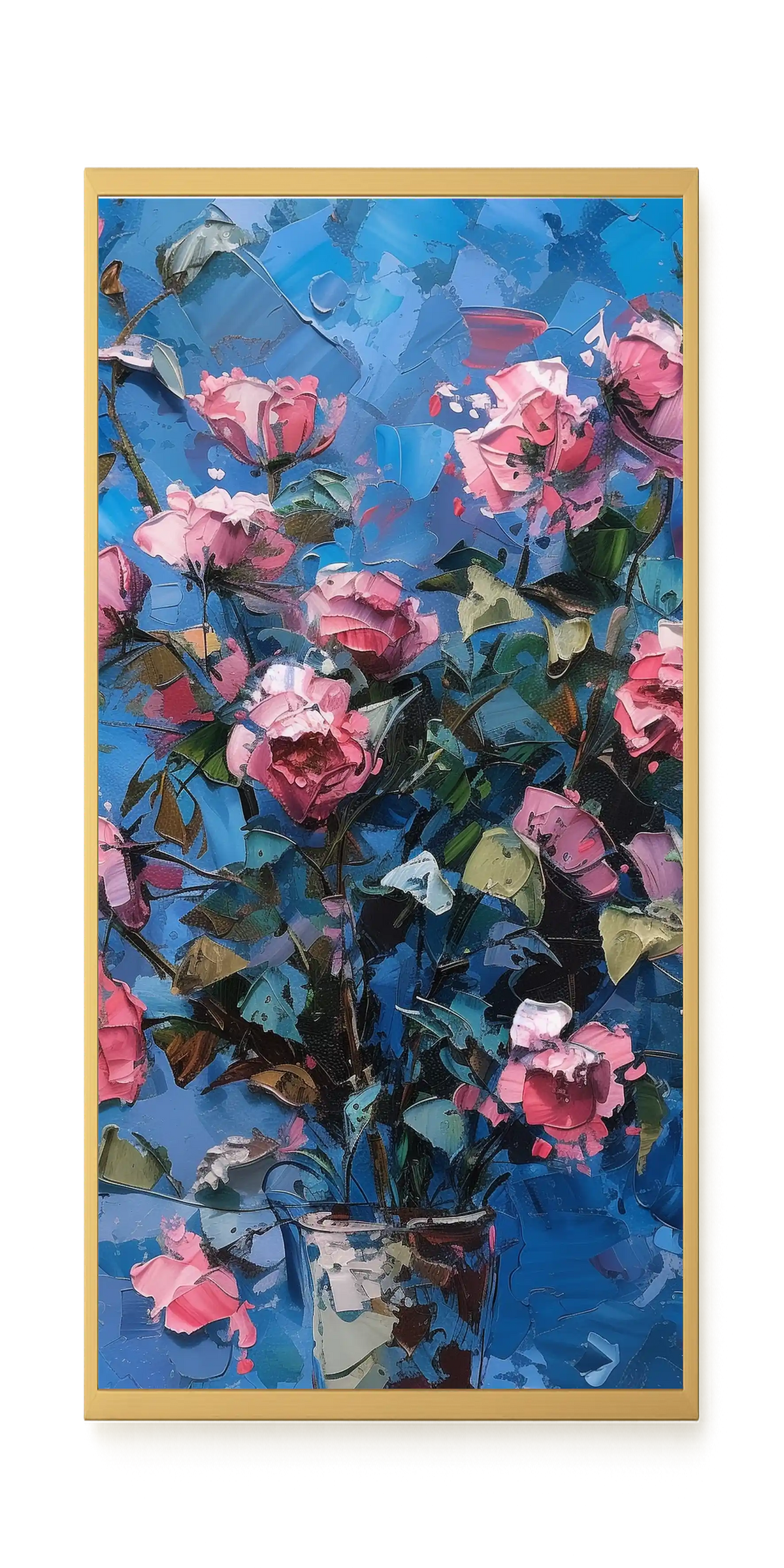 Blue Bloom Canvas Print