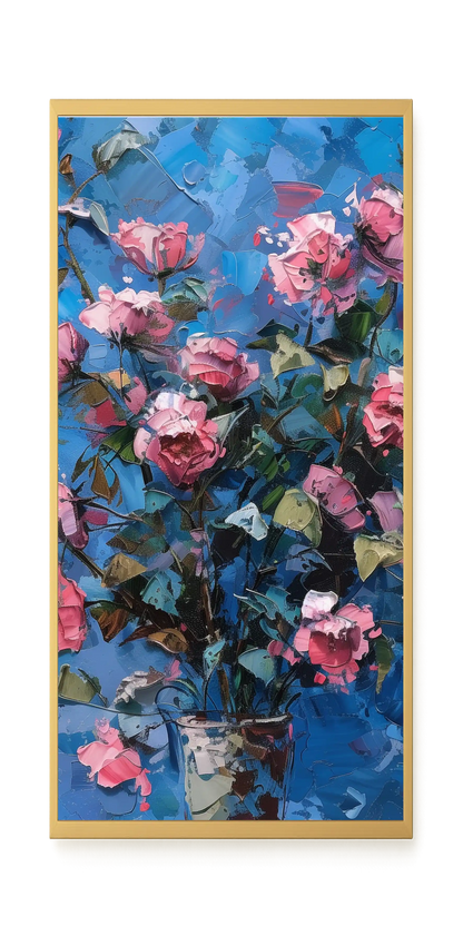 Blue Bloom Canvas Print