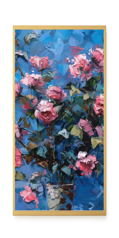 Blue Bloom Canvas Print