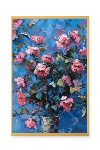 Blue Bloom Canvas Print