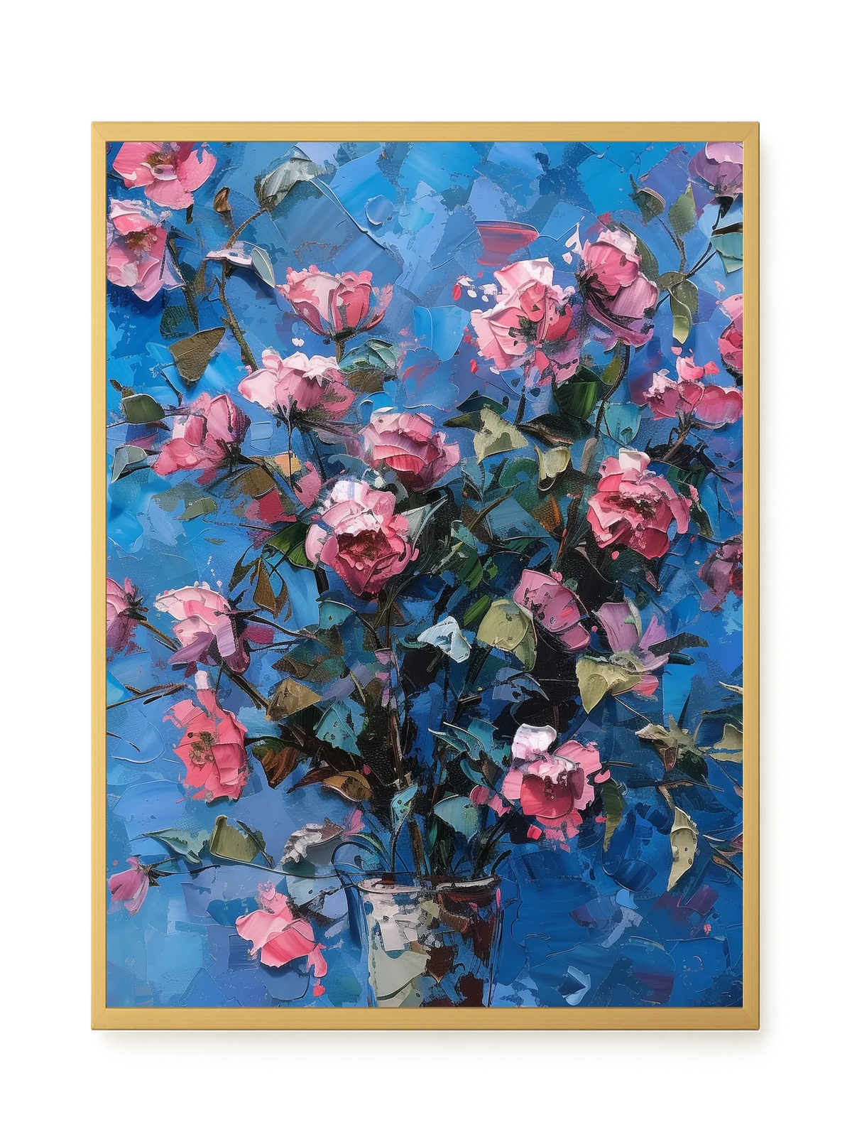 Blue Bloom Canvas Print